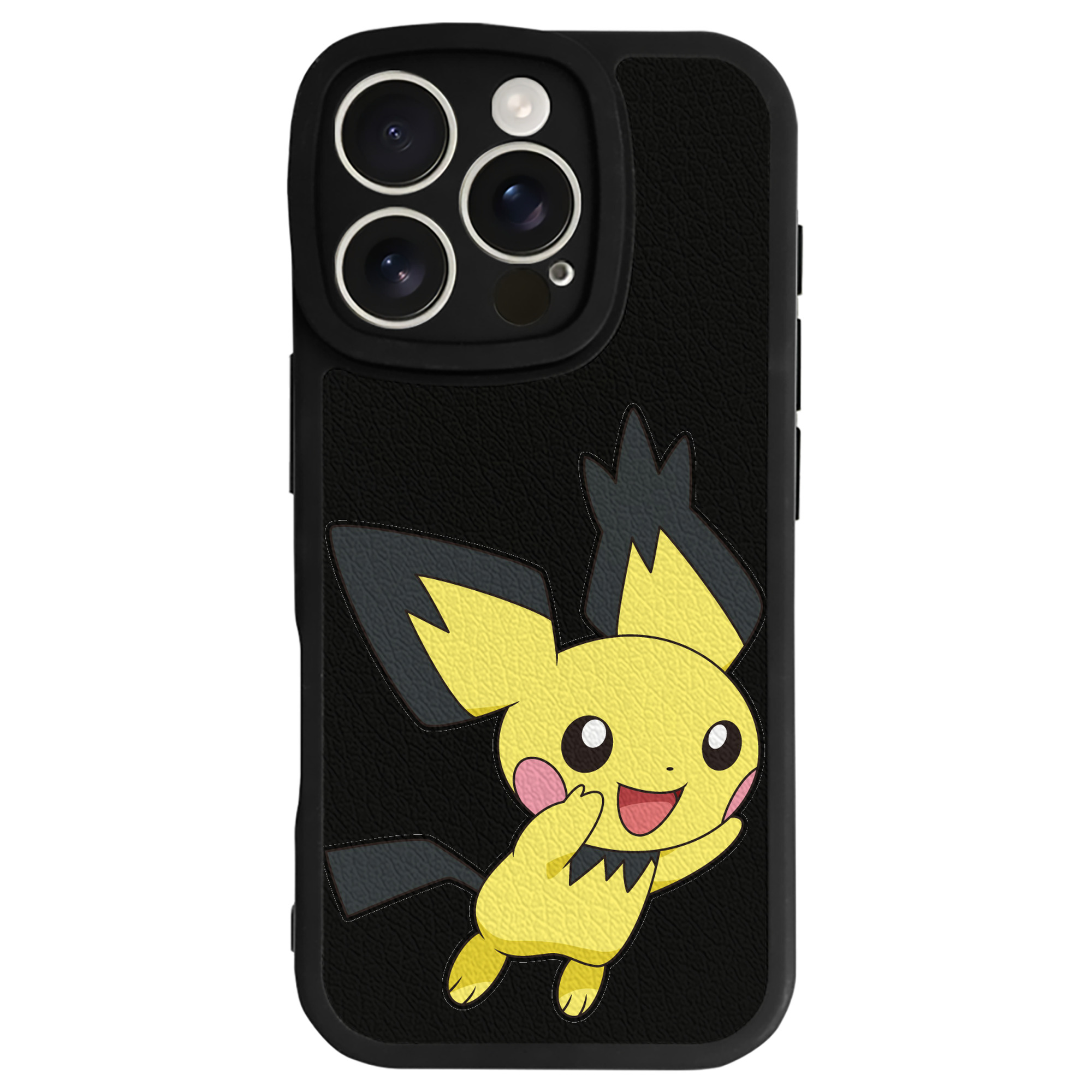 （画像用） ポケットモンスター Pokémon 【iPhone 16シリーズ対応】シリコンスマホケース（レザー調） 材質：シリコン